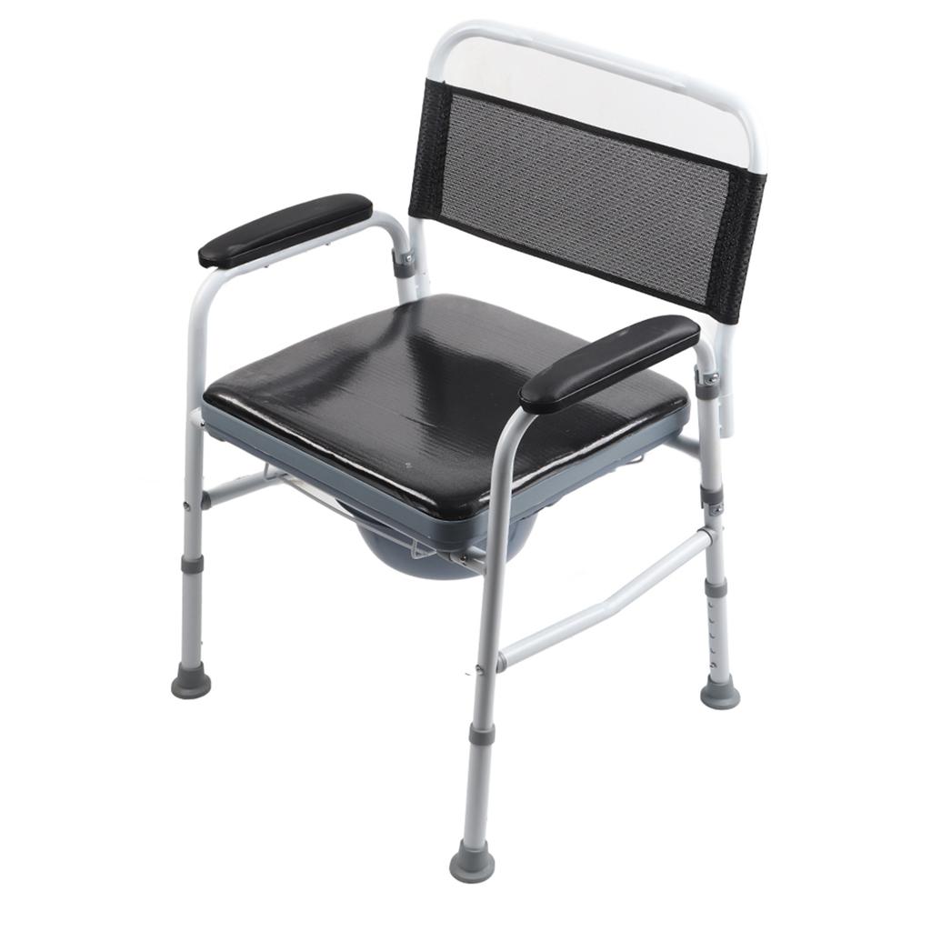 Lightweight Portable Commode Seat with Commode Bucket Commode