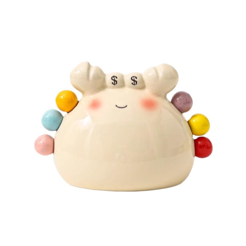 Little Crab Fruit Fork Set Household Creative Cartoon and Cute Stainless Steel Dessert Fork High-end Storage Can Fruit Fork Box