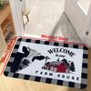 1Pcs Anti Fatigue Kitchen Rugs Cow Print Waterproof Non-Slip Thick Cushioned Kitchen Mat Heavy Duty Comfort Standing Mat for Kitchen
