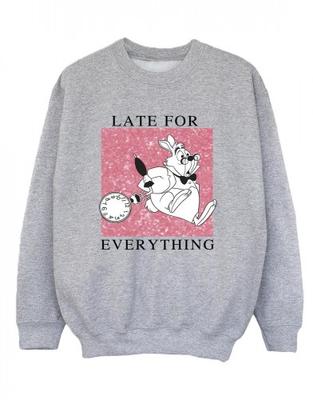 Boys Alice In Wonderland White Rabbit Sweatshirt