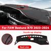 Dashboard Cover Mat Protective Pad  For FAW BESTUNE B70  2024 Car Accessories Dash Board Sunshade Anti-UV Carpet Dashmat