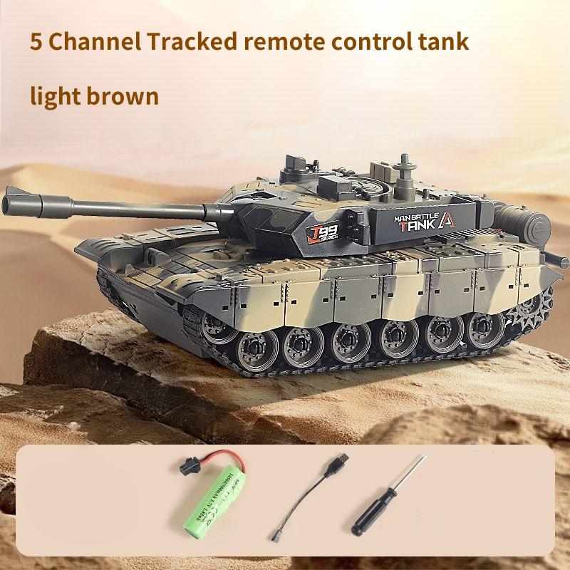 Non-Toxic 5Ch/11Ch Tracked Remote Control Tank Rc Car Toy With Sound Light Radio-Control Clawer Vehicle Children Electric Toys Children Gifts
