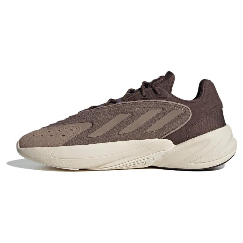 Adidas Originals Ozelia Fabric Comfortable Versatile Simple Durable Non-Slip Low-Top Dad Shoes Unisex Sneakers Brown ID1125