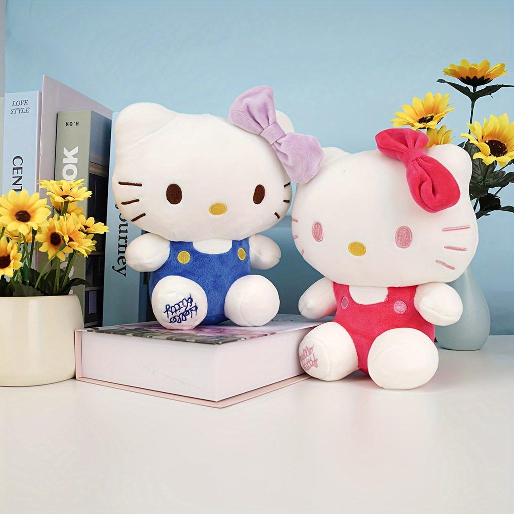 (Authorized) Sanrio Hello Kitty Plush Toy Room Decoration Valentine'S Day Birthday And Party Christmas Halloween Gifts