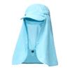 Foldable Quick Drying Waterproof 360° Visor Hat Baseball Cap Shawl Sun Hats Outdoor Unisex Summer Dual Use Cap