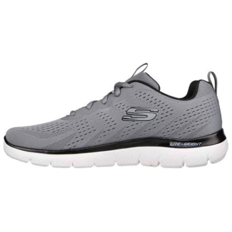Skechers Summits Удобные Универсальные Амортизирующие Прочные Дышащие Низкие Беговые Кроссовки Мужские Кроссовки Серый 232395-GYBK 41