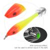 5Pcs Luminous Squid Jigs Hook Fishing Lures Baits Tackle for Sea Fresh Waterred Head Light Green