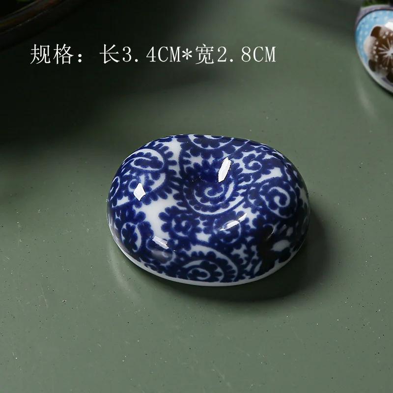 1 Pc New Styles Chopstick Rest Japanese Chopsticks Ceramic Decorative Holder Rack Spoon Fork Kitchen Tools Tableware Accessories