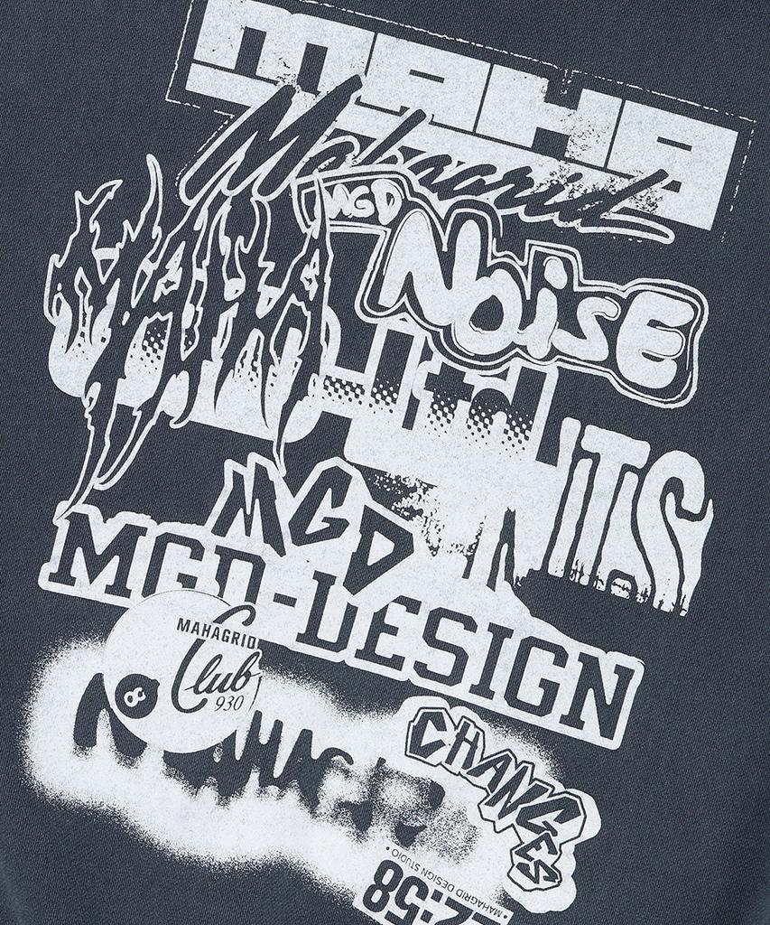 Logo List Pigment Hoodie Navy(Mg2Efmm416A)