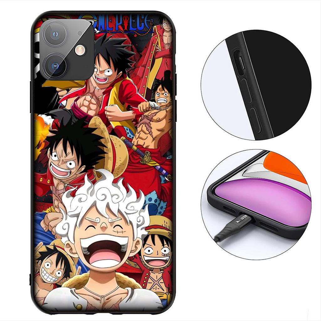 Red Hair One Luffy Pieces Shanks Phone Cover for Motorola Moto E13 E20 E32 E22 E14 E15 G32 G60 G72 G7 G8 G82 G9 Plus Power Case