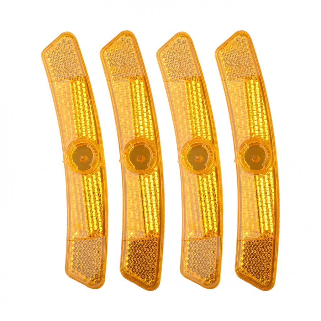 Clip Bicycle Reflectors Front Rear Mount Reflective