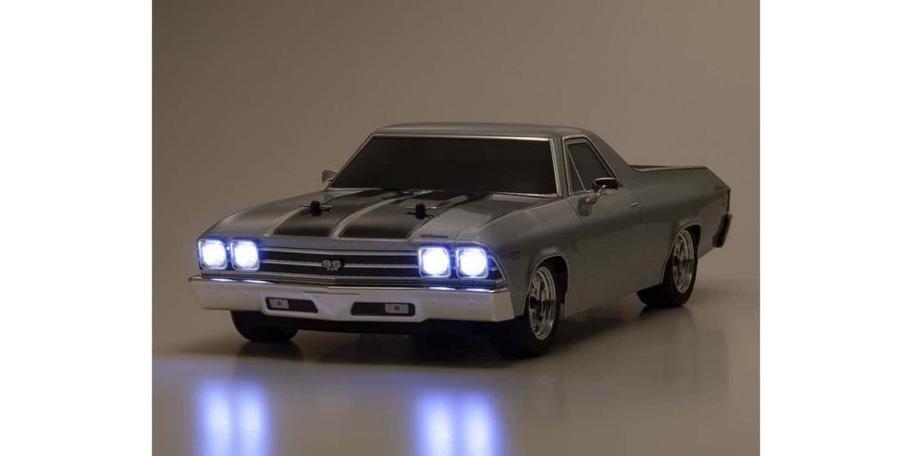 Kyosho EP 4WD Fazer Mk2 FZ02L Readyset with 1969 Chevrolet El Camino SS 396 Cortez Silver Electric Radio Control 1/10 (R) (34419T2)
