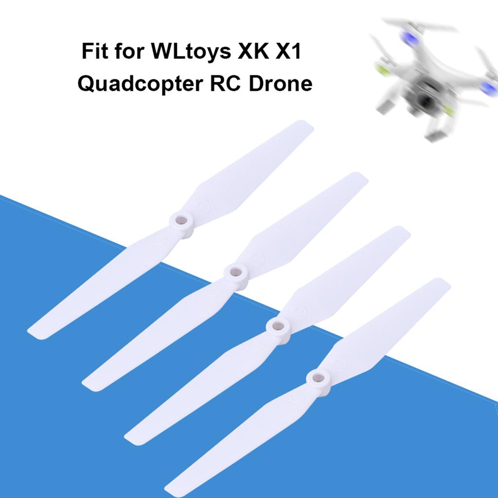8pcs RC Propeller Accessory Replacement Part Fit for WLtoys XK X1 Quadcopter RC DroneWhite