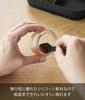Yamazaki Silicone Spoon S Black Tower Dishwasher Safe Floating Tip Spatula Jam Spoon 10046 W2.4×D2.1×H12cm