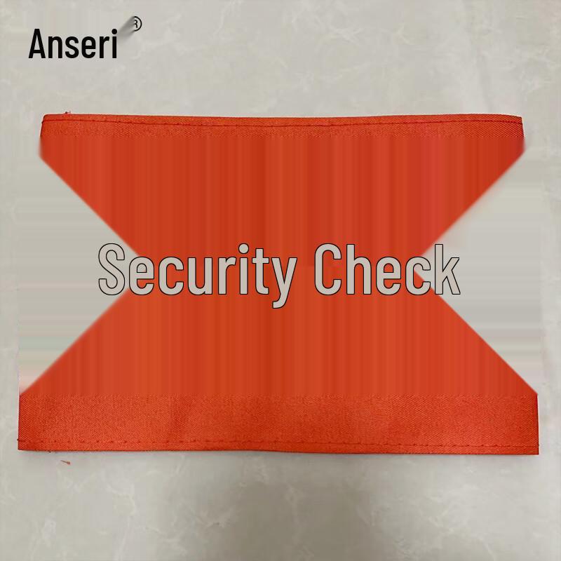 Ansaierui Red Safety Inspection Armband with Pin One Size красный