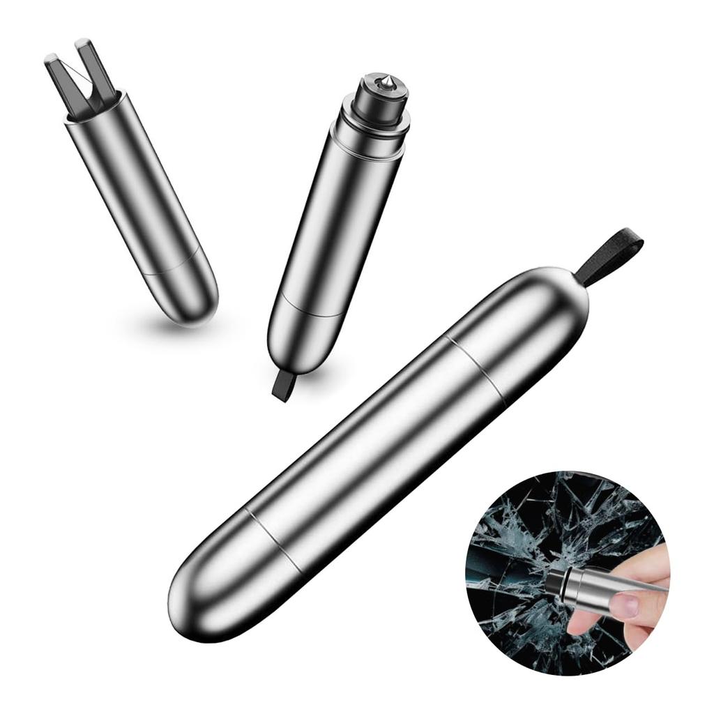 CARZEL [Breaking Glass In One Second] Rescue Hammer, Seat Belt Cutter for Emergency Escape,