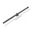 Measuring Square Ruler Adjustable Marking Gauge Aluminum Alloy Carpentry for Woodshop 20CM