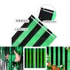 Vibrant Black And Green Rain Curtain For Stunning St. Patrick's Day Party Backdrops