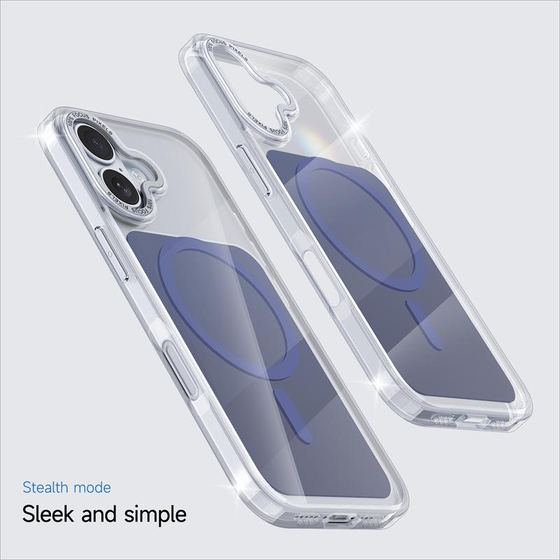 Magnetic Transparent iPhone 17 Pro Max Case, Compatible with iPhone 14