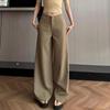 Chic Retro-Style Slim-Fit Long Pants for Spring/Summer