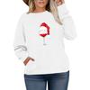 Women's Fashionable Casual Plus-Size Long Sleeve Pullover Printed Sweatshirt