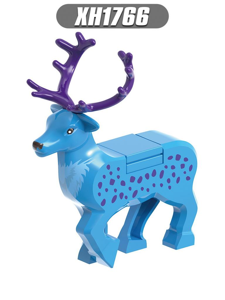 MOC Medeival Knights Horse Building Blocks Crow Wolf Warhorse Eagle Lion Green Dragon Warrior Bricks Toys Kids Gift