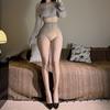 Japanese Black Silk Polka Dot Sexy Pantyhose with Dots of Love and Beautiful Legs Thin Socks