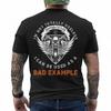 Funny Motorcycle Saying Angel Wings Skull Design On Back T Shirt Vintage Casual Graphic Streetwear Top For Everyday Wear