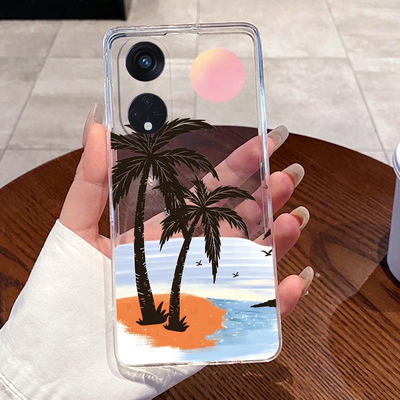 

Casing For OPPO Reno8T Reno 8T 5G Phone Case Aesthetic Fashion Cute Cat Cartoon Soft Silicone Bumper Transparent TPU Back Cover Reno 8T(4G) CPH2481