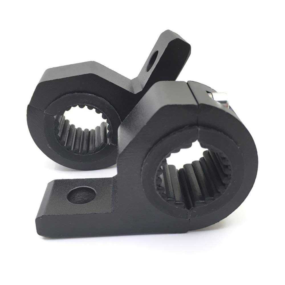 

2X Aluminum Car SUV Fog Lamp Clamp 25-30MM 1-1.2 Motorcycle Turn Signal Indicator Bracket Truck Fork Holder Mount чорний