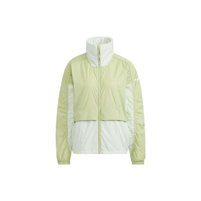 FW22 Retro Športová Bloková Farba Bunda s Kapucňou na Zips s Dlhým Rukávom Dámske Bundy HN1995