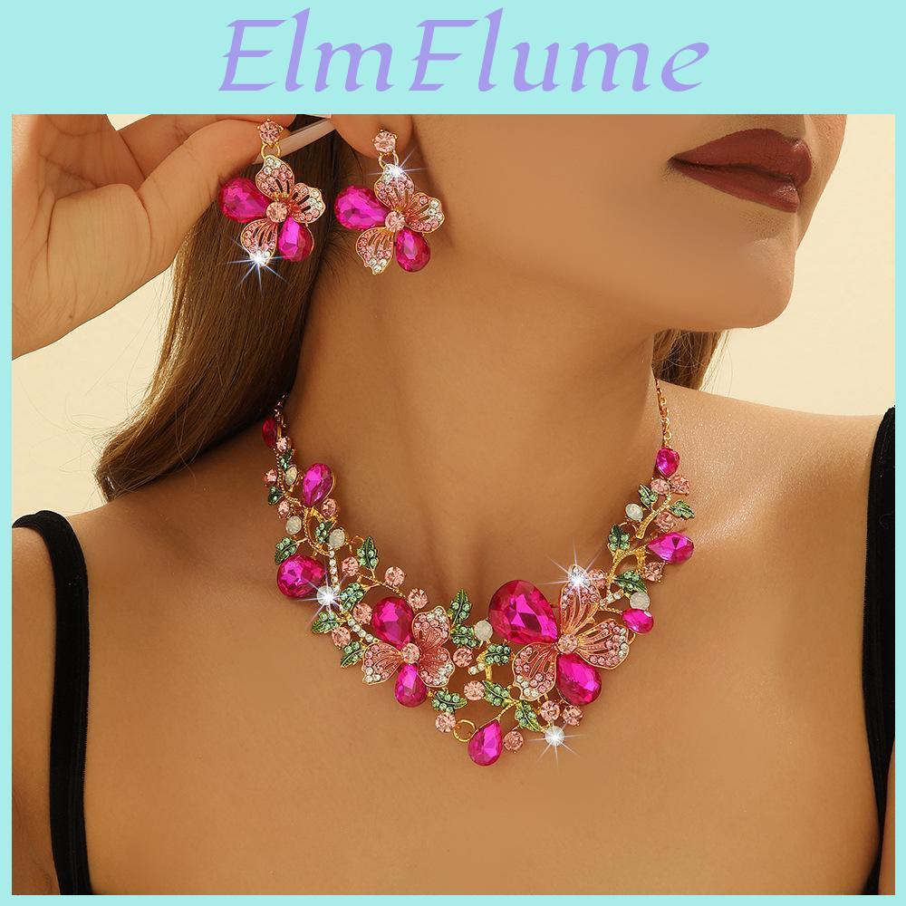 Fashion Womens Necklace For Stud Jewelry Set