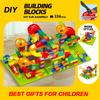 Assembling Slide Building Blocks for Kids Funny Ornaments Variety Slide Assembling Building Blocks Toy for Christmas Gifts