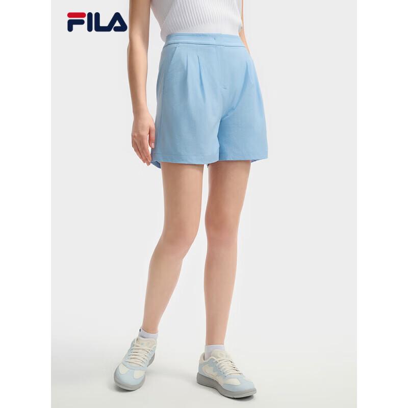 FILA Women s Yang Mi Collection Cool-Feel Woven Three-Point Shorts L