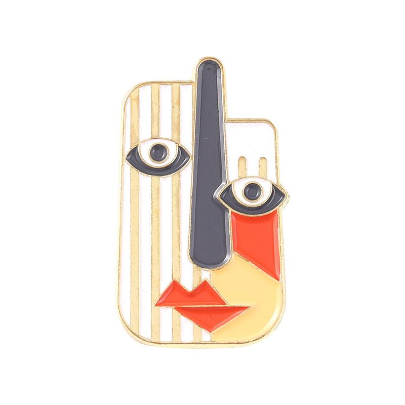 Brooches Artistic Geometric In Alloy Material For Trendsetting Accessories Fashion