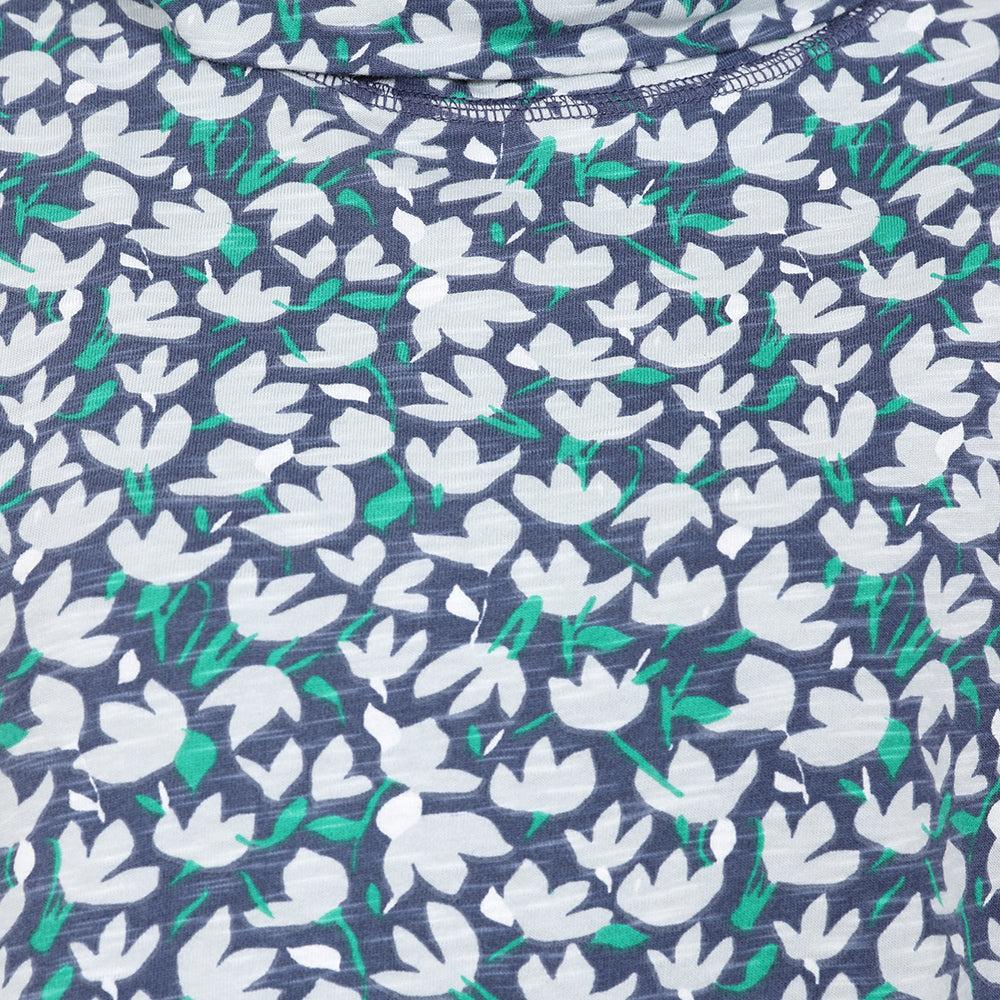 Lazy Jacks Womens/Ladies Printed Polo Neck Sweatshirt