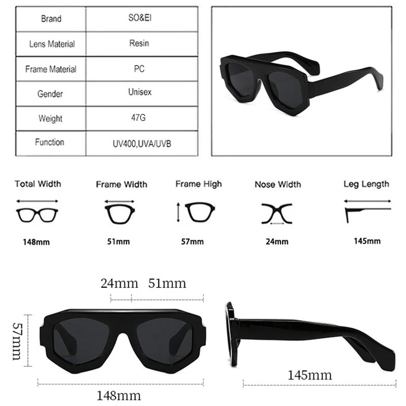 Fashion Irregular Square Sunglasses Outdoor Shades UV400 Retro Purple Men  Sun Glasses Women Travel Party Business Festival Gift