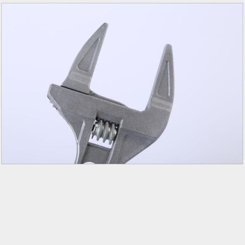 Cheie ajustabilă pentru baie, de înaltă calitate, cu deschidere mare de 6-68 mm - Instrument pentru instalații sanitare cu mâner scurt din aliaj de aluminiu
