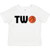 Inktastic Second Birthday Basketball Two Toddler T-Shirt Birthdays 2nd Team Game