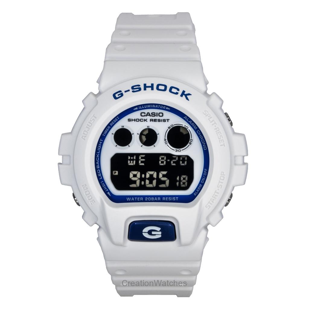 

Casio G-Shock Цифровой ремешок из полимера Кварцевые DW-6900HDS-7A1 200М Мужские часы белый