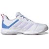 Adidas Ligra 7 Indoor Non-Slip Durable Lightweight Low-Top Training Shoes Women Sneakers White Blue Silver HQ3517