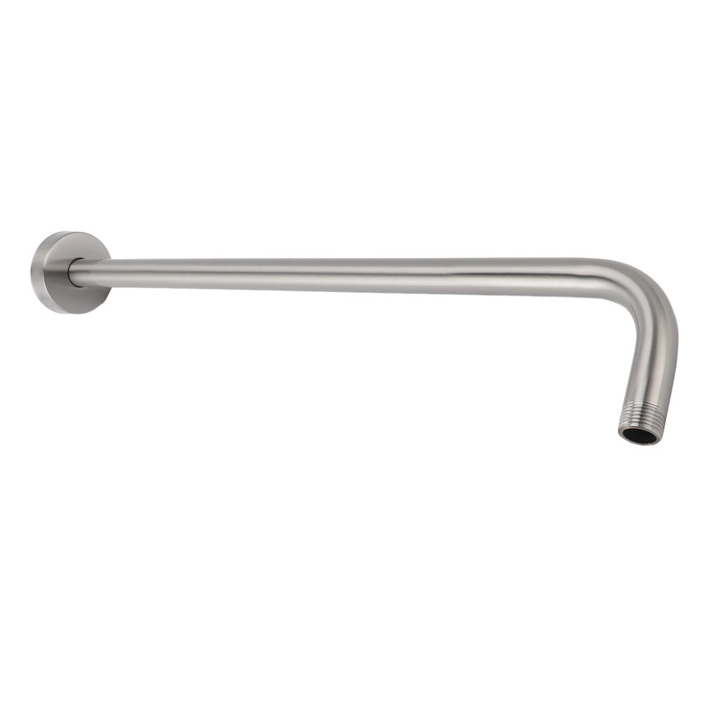 Shower Arm NPT1 2 Stainless Steel Wall Mount Concealed Shower Head Extension Arm with Flange Brushed