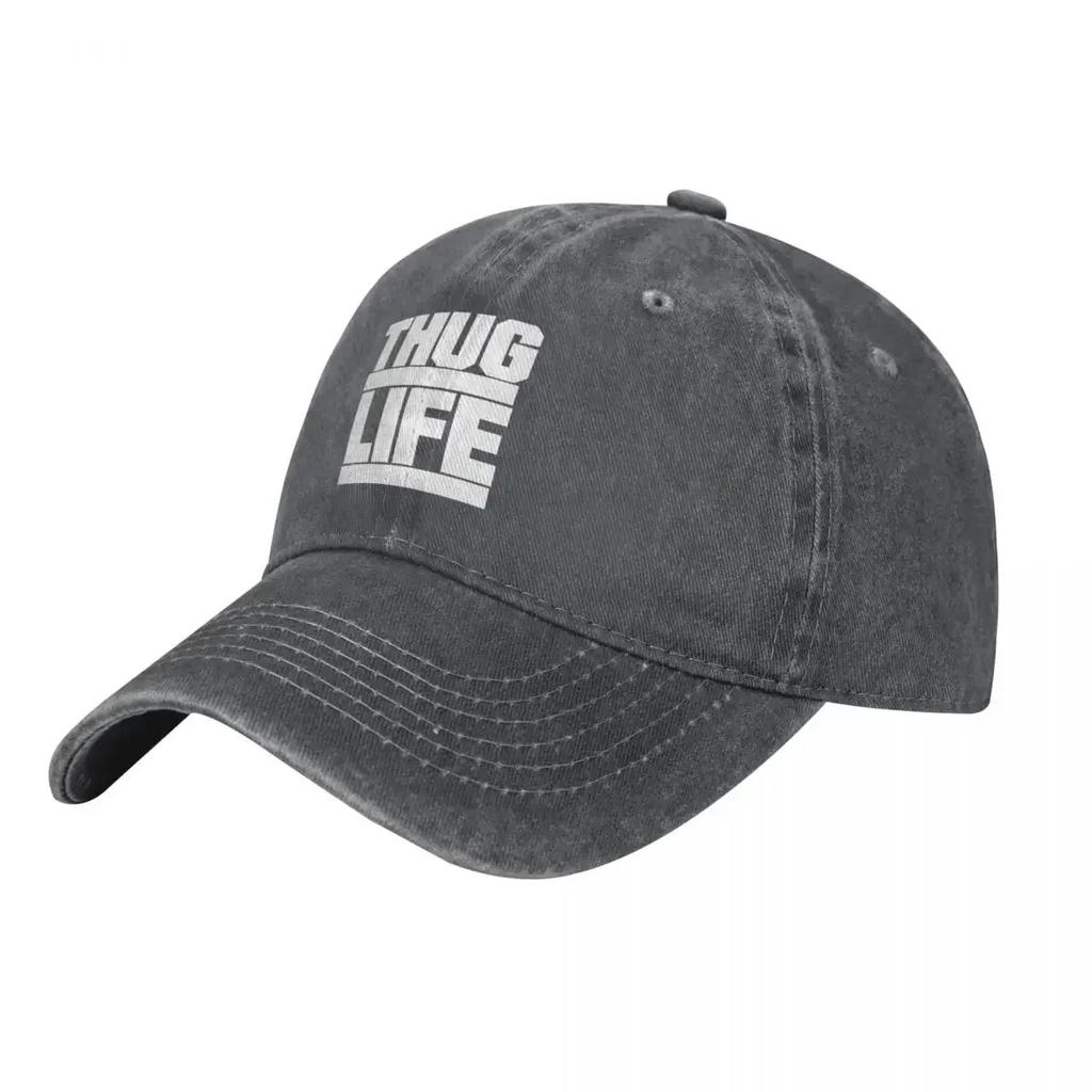 Caps Tupac Pac Thug Life Ed Fashion Baseball Peaked Unisexs Hat Womens Polo