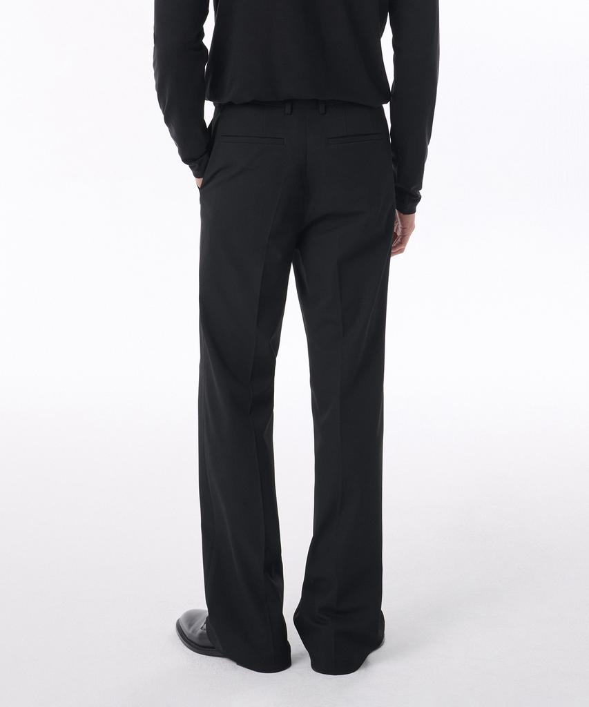 MUSINSA STANDARD Flare Hidden Banding Slacks [Black]