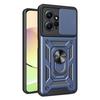 For Xiaomi Redmi Note 12 4G Kickstand Phone Case Slide Lens Protection PC+TPU Cover