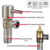 Angle Valve for Toilet  Bidet Sink Washbasin Faucet Kitchen and Bathroom Toilet Accessories, Angle Valve Angle Valve Switch