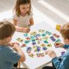 Children Matching Puzzle Toys Colors Geometric Shape Jigsaw Board Games Early Educational Interaction Toy