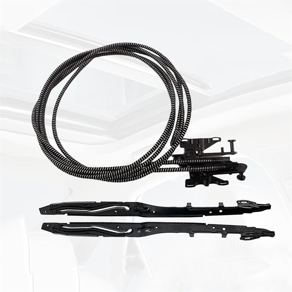 Kit di Riparazione Cavi Vetro Tetto Apribile Cabina Equipaggio + Assemblaggio Binario Per Ford 2015-2020 F150
