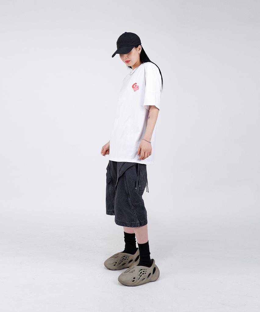 Gupeuopeuseutyudio Gos Main Logo Tee - White