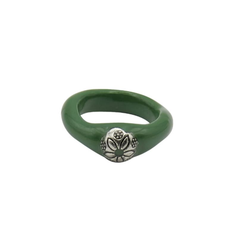 Nff Petal Enigma Ring-khaki